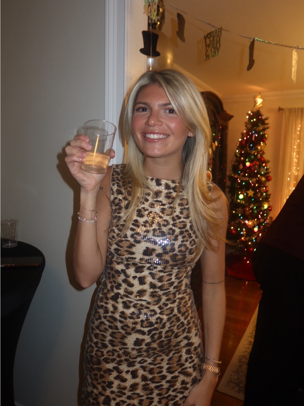 Topshop Leopard Print Mini Dress in Brown and Black